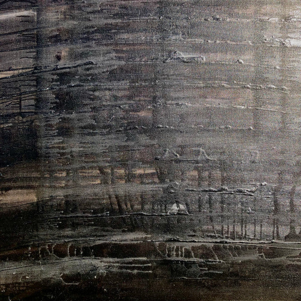 BLACK STORM 3 39,37inx39,37in a painting on canvas by the contemporary painter James Arax made in 2005